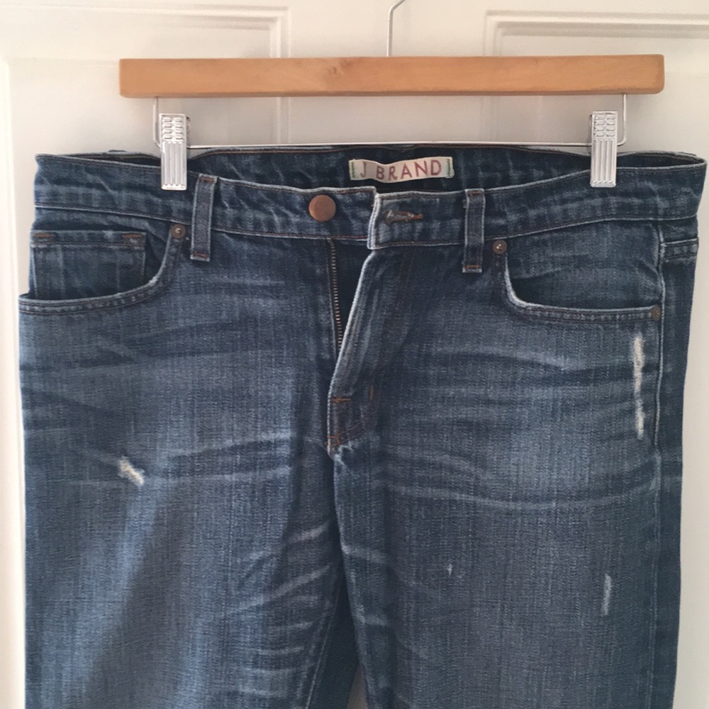 Barely worn J Brand distressed jeans.
